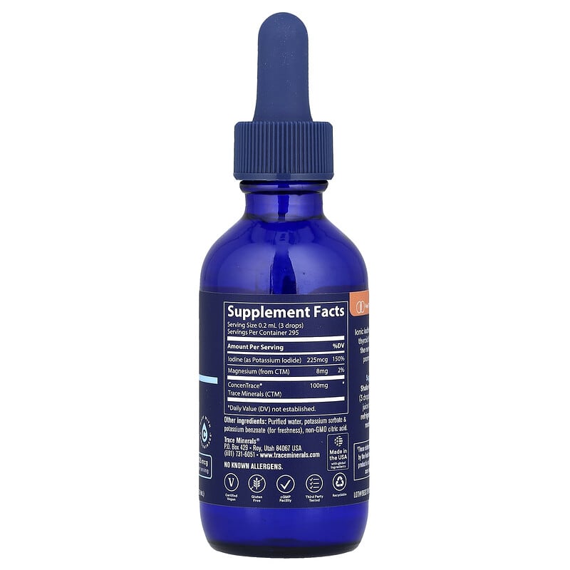 Trace, Ionic Iodine Liquid, 2 fl oz (59 ml)