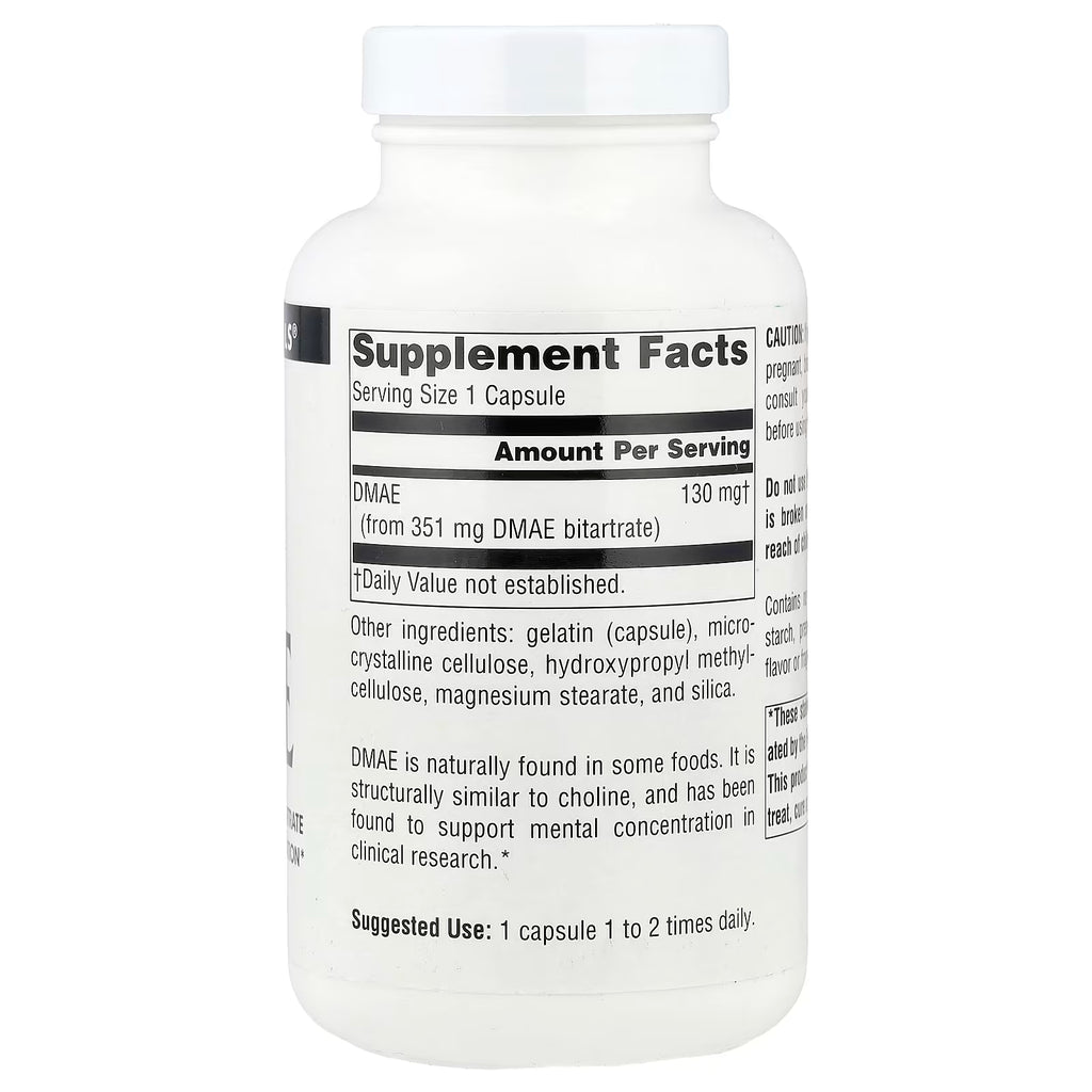 Source Naturals, DMAE, 351 mg, 200 Capsules