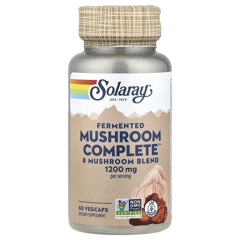 Solaray, Fermented Mushroom Complete, 60 VegCaps