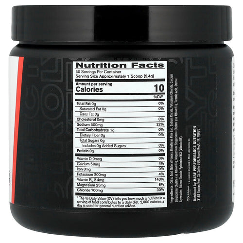 BPN, Electrolytes, Hydration Drink Mix, Salted Watermelon, 9.5 oz (270 g)
