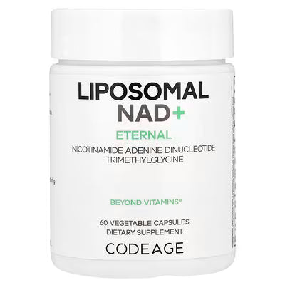 Codeage, Eternal, Liposomal NAD+, 60 Vegetable Capsules