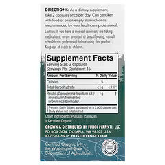Host Defense, Mushrooms™, Reishi, 30 Capsules (0.5 g per Capsule)