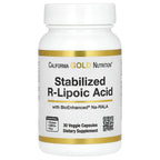 California Gold Nutrition, Stabilized R-Lipoic Acid with Biotin, 30 Veggie Capsules