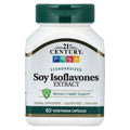 21st Century, Soy Isoflavones Extract, Standardised, 60 Vegetarian Capsules (50 mg per Capsule)