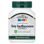 21st Century, Soy Isoflavones Extract, Standardised, 60 Vegetarian Capsules (50 mg per Capsule)