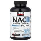 Force Factor, Fundamentals, NAC, N-Acetyl-L-Cysteine, 600 mg, 200 Vegetable Capsules