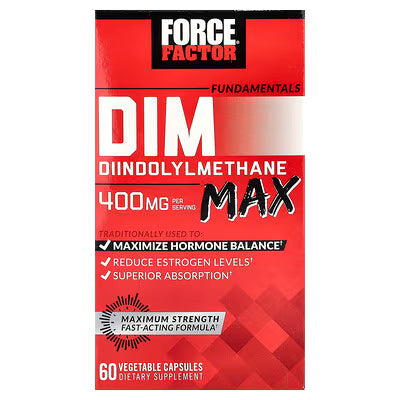 Force Factor, Fundamentals, DIM Max, 60 Vegetable Capsules