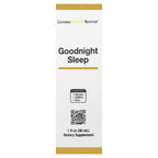California Gold Nutrition, Goodnight Sleep with Fresh Milky Oat Seed, St. John's Wort, Skullcap, and Passion Flower Herbs, 1 fl oz (30 ml)