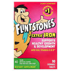 Flintstones, Children's Multivitamin, + Extra Iron, 90 Chewable Tablets