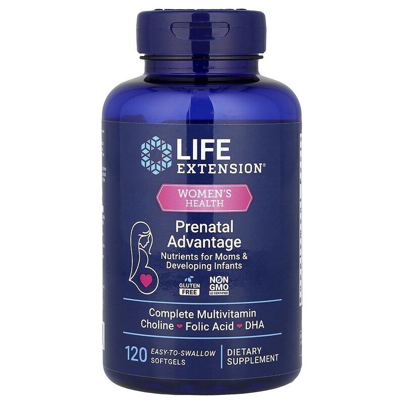 Life Extension, Women's Health, Antenatal Advantage, 120 Easy-To-Swallow Capsules