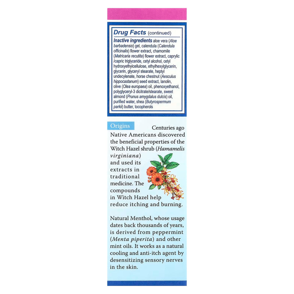 Earth's Care, Hemorrhoid Relief Cream, 1 oz (28 g)