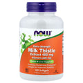 NOW Foods, Silymarin Milk Thistle Extract, Extra Strength, 450 mg, 120 Softgels