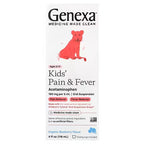 Genexa, Kids' Pain & Fever, Ages 2-11, Organic Blueberry, 160 mg, 4 fl oz (118 ml)