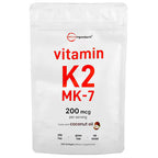 Micro Ingredients, Vitamin K2, MK-7, 200 mcg, 300 Softgels