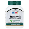 21st Century, Turmeric Complex, 500 mg, 60 Vegetarian Capsules