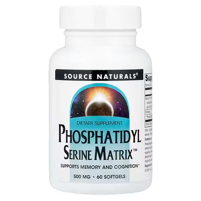 Source Naturals, Phosphatidyl Serine Matrix™, 500 mg, 60 Softgels