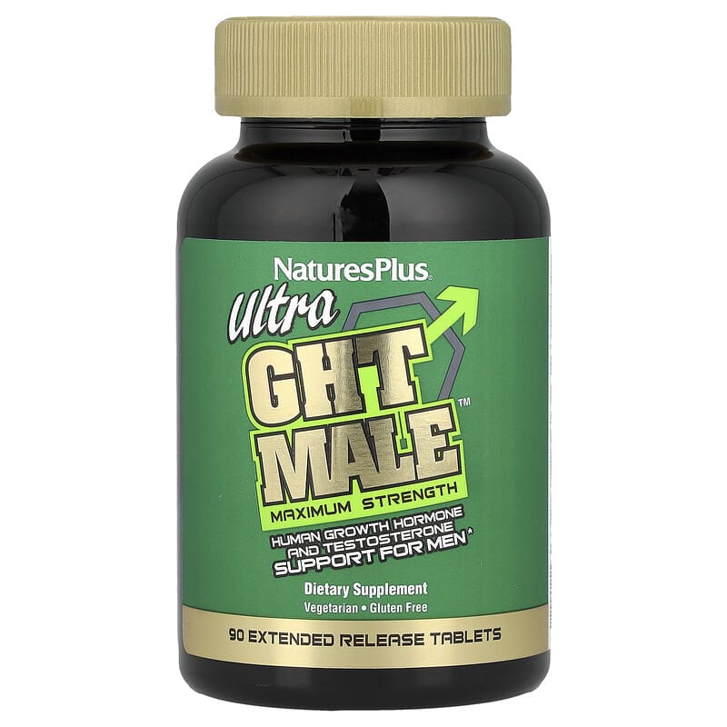 NaturesPlus, Ultra GHT Male, 90 Tablets