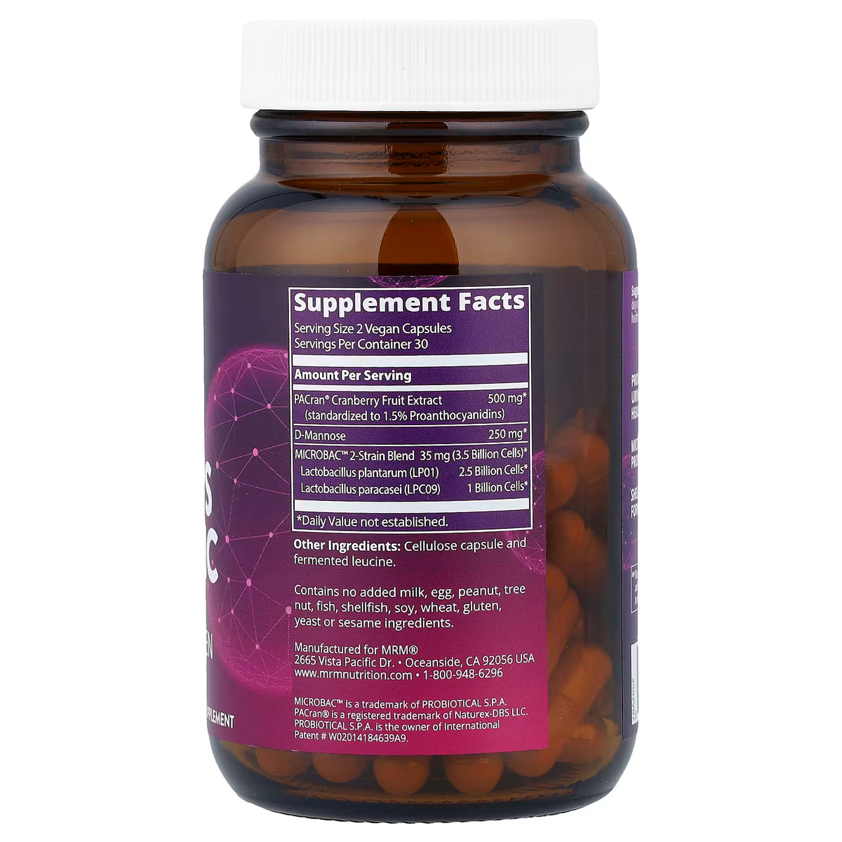 MRM Nutrition, Women's Probiotic, 60 Vegan Capsules
