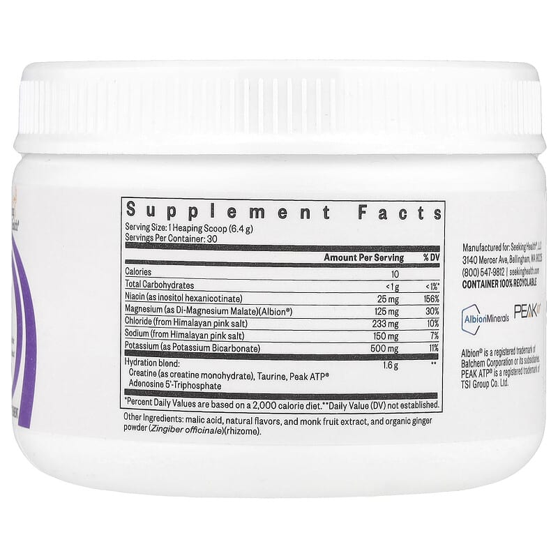 Seeking Health, Optimal Electrolyte, Berry, 6.77 oz (192 g)