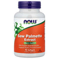 NOW Foods, Saw Palmetto Extract with Pumpkin Seed Oil and Zinc, 160 mg, 90 Softgels