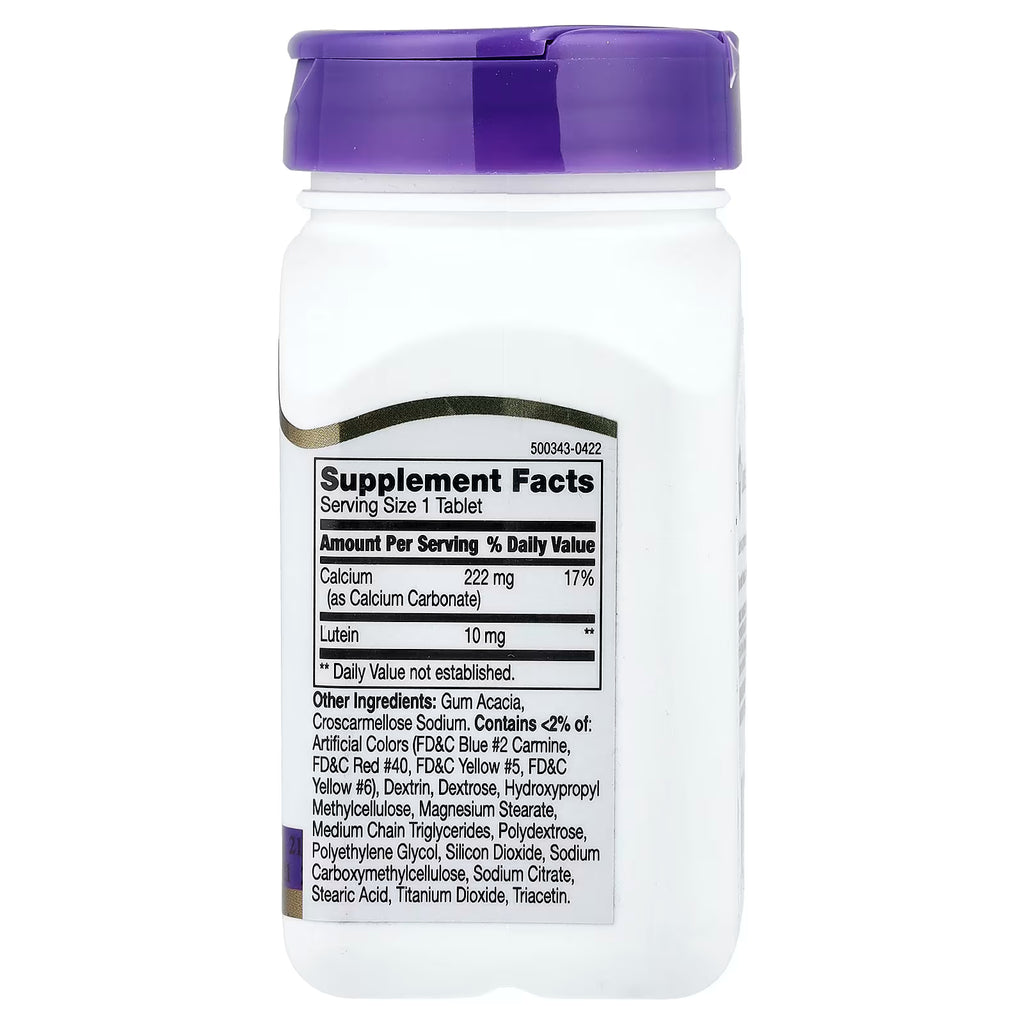 21st Century, Lutein, 60 Tablets