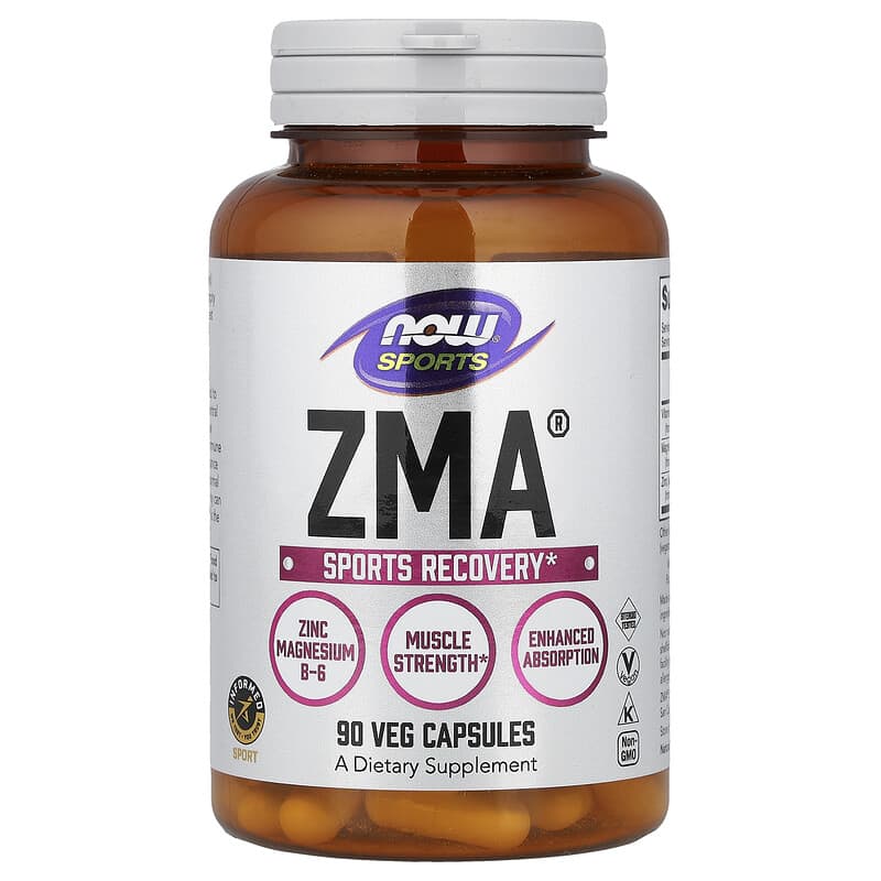 NOW Foods, Sports, ZMA®, Sports Recovery, 90 Veg Capsules