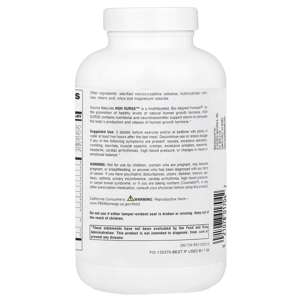 Source Naturals, HGH Surge™, 150 Tablets