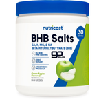 Nutricost BHB Salts Drink Mix (30 Servings, Green Apple Flavored) (5G BHB Per Serving) - 0G Total Sugars, Vegetarian Product