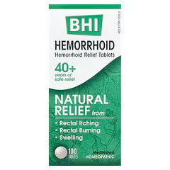 MediNatura, BHI, Hemorrhoid Relief, 100 Tablets