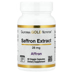 California Gold Nutrition, Saffron Extract with Affron, 28 mg, 60 Veggie Capsules