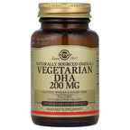 Solgar, Naturally Sourced Omega-3, Vegetarian DHA, 200 mg, 50 Vegetarian Softgels