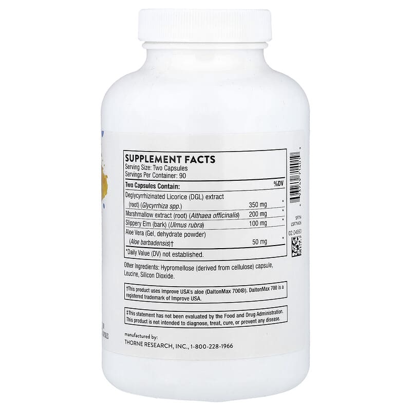 Thorne, GI-Relief, 180 Capsules