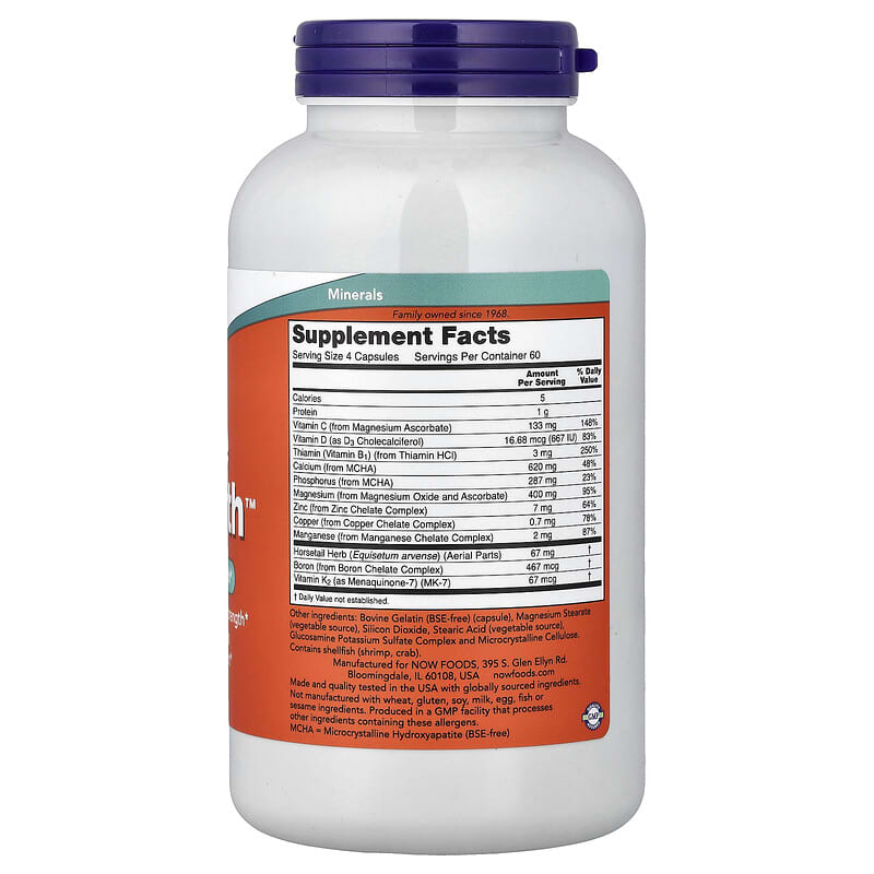 NOW Foods, Bone Strength, 240 Capsules