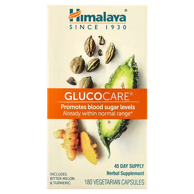 Himalaya, GlucoCare®, 180 Vegetarian Capsules