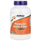 NOW Foods, Prebiotic Inulin Fibre, 180 Veg Capsules (650 mg per Capsule)