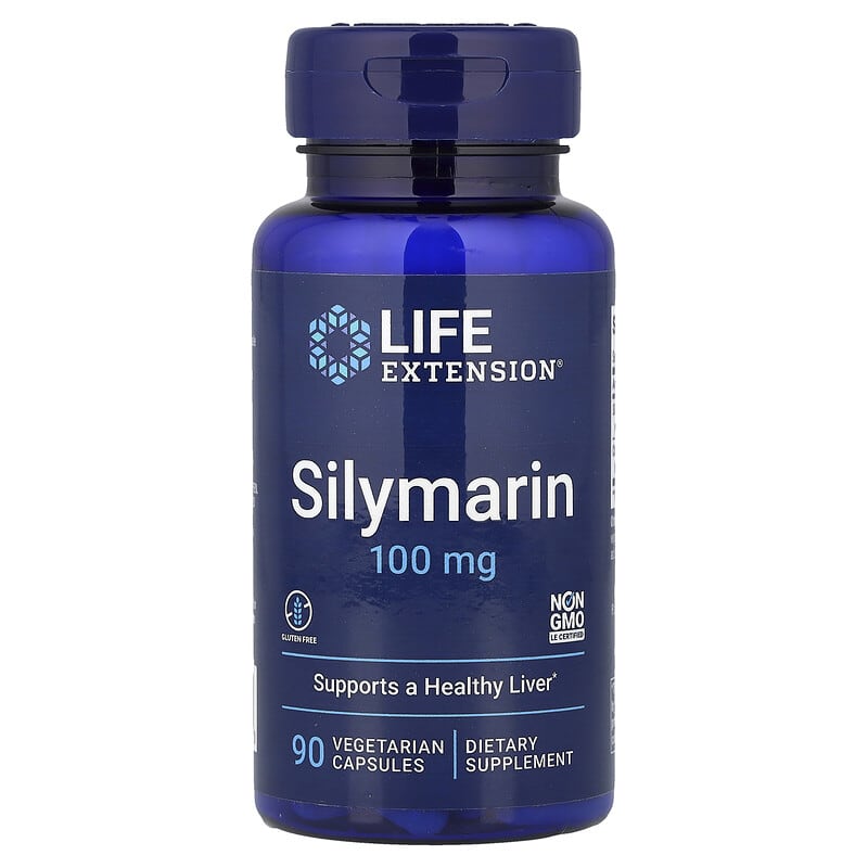 Life Extension, Silymarin, 90 Vegetarian Capsules