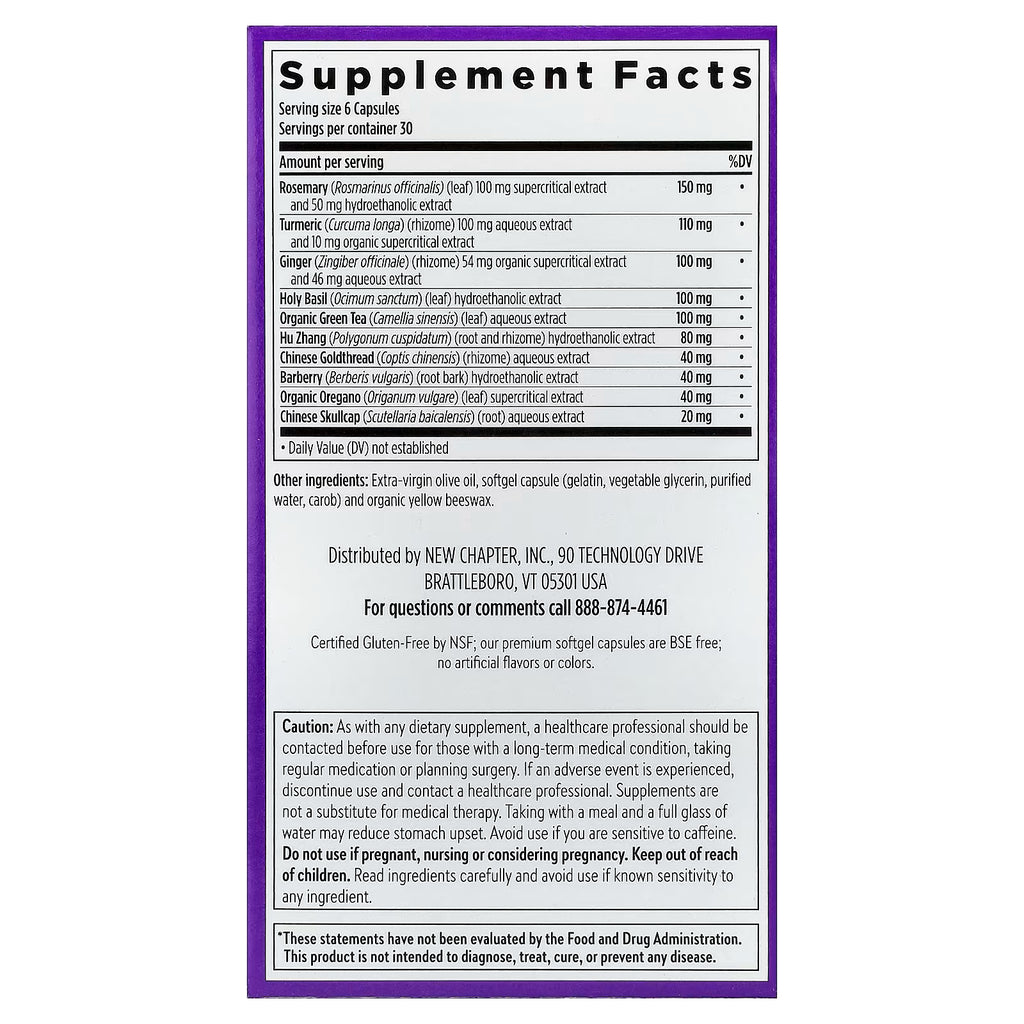 New Chapter, Zyflamend™, 180 Mini Softgels