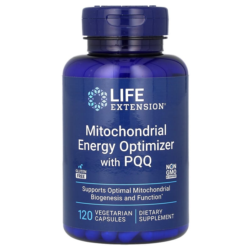 Life Extension, Mitochondrial Energy Optimiser with PQQ, 120 Vegetarian Capsules