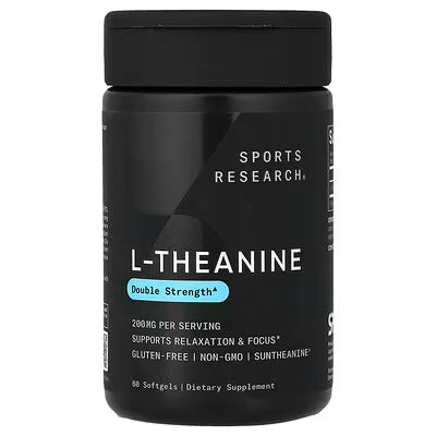 Sports Research, L-Theanine, 200 mg, 60 Softgels