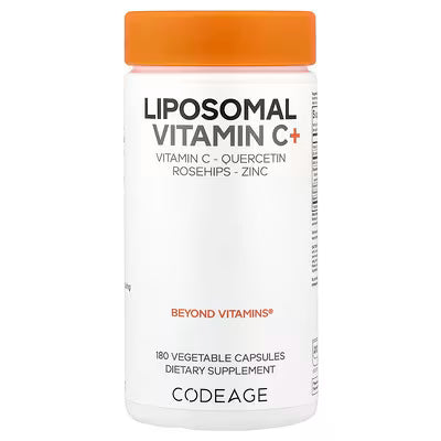 Codeage, Liposomal Vitamin C+, 180 Vegetable Capsules