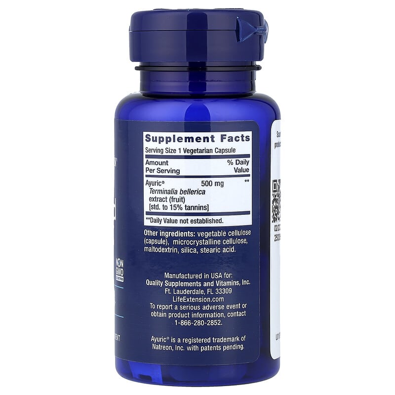 Life Extension, Uric Acid Control, 60 Vegetarian Capsules