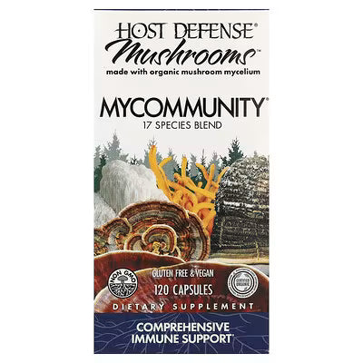 Host Defense, Mushrooms™, MyCommunity®, 120 Capsules