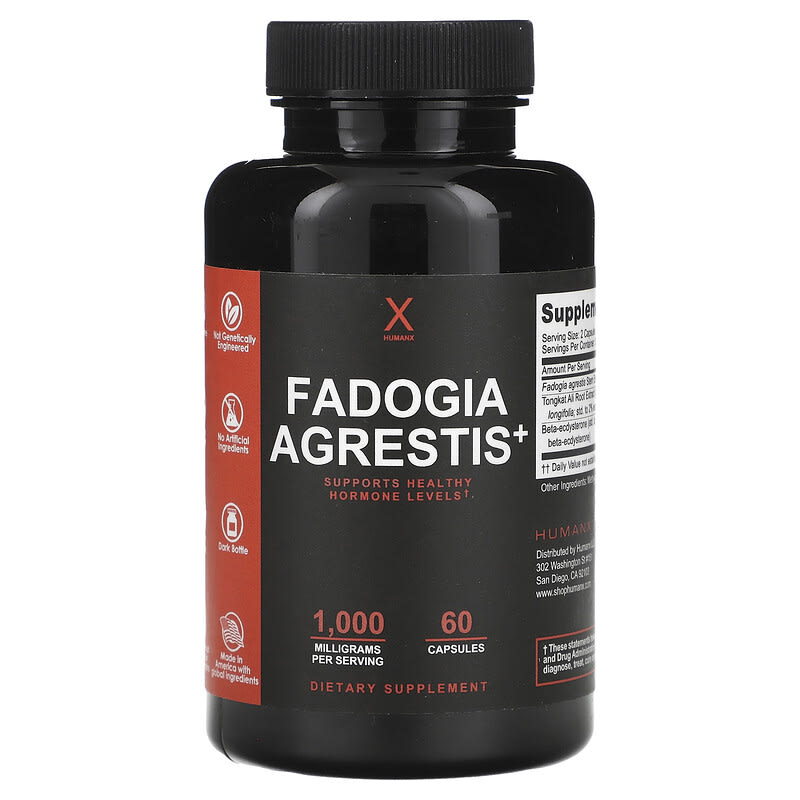 Humanx, Fadogia Agrestis+, 60 Capsules