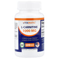Vitamatic, L-Carnitine, 120 Vegetable Capsules (500 mg per Capsule)