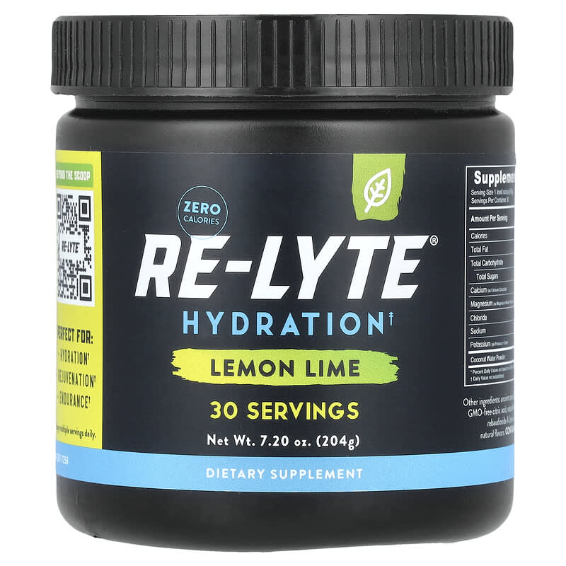 Redmond, Re-Lyte® Hydration, Lemon Lime, 7.2 oz (204 g)