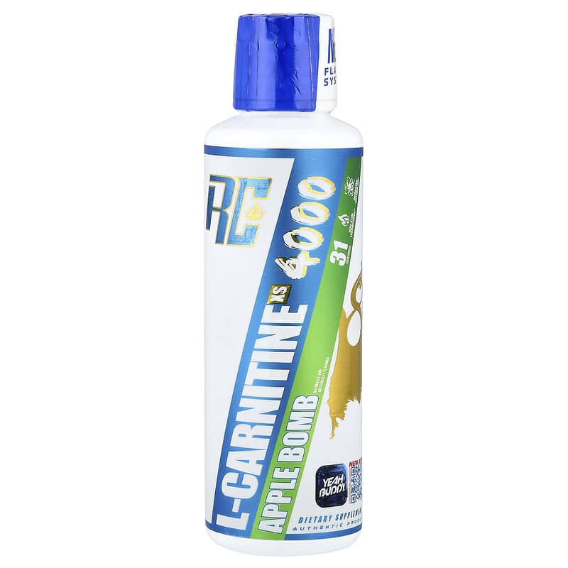Ronnie Coleman, L-Carnitine XS™ 4000, Apple Bomb, 15.72 fl oz (465 ml)