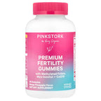 Pink Stork, Premium Fertility Gummies, Mango Pineapple, 60 Gummies