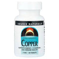 Source Naturals, Copper, 3 mg, 60 Tablets