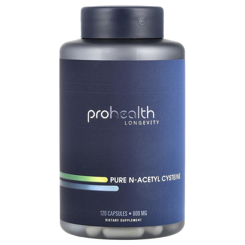 ProHealth Longevity, Pure N-Acetyl Cysteine, 600 mg, 120 Capsules
