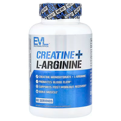 EVLution Nutrition, Creatine Plus L-Arginine, 120 Veggie Capsules